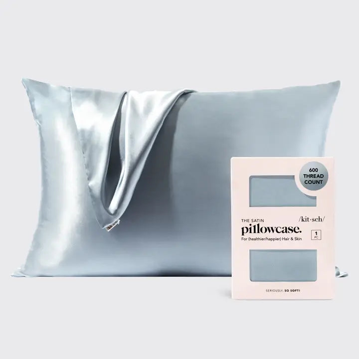 Pillow case - Satin - Blue Haze