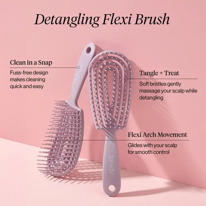 Detangling Brush - Flexi - Soft Violet