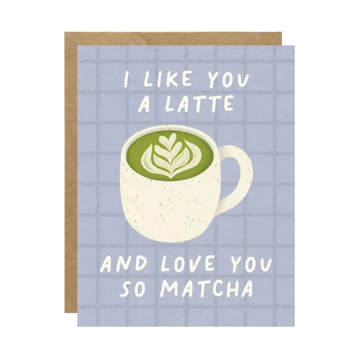 Card - I Like You A Latte