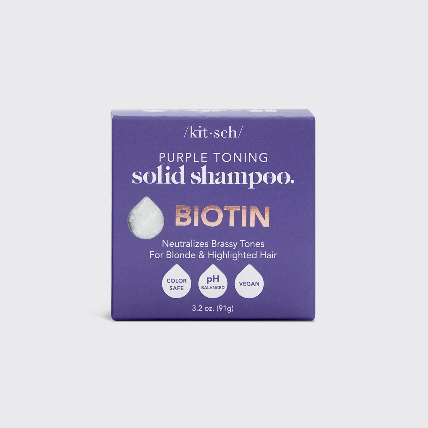 Shampoo Bar - Biotin - Purple Toning