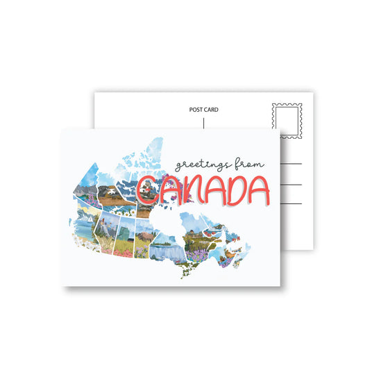 Postcard - Greetings From Canada