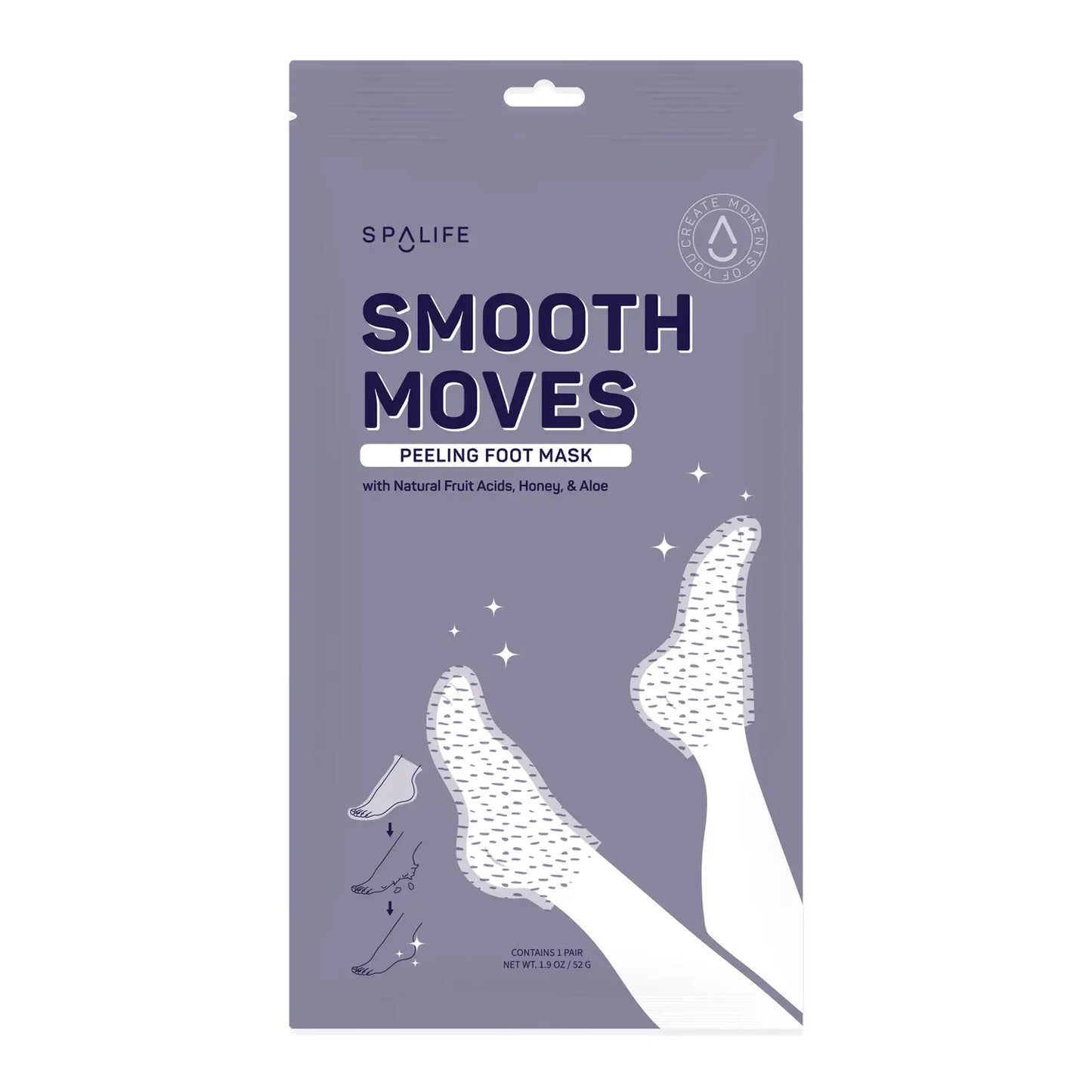 Foot Mask - Smooth Moves - Single Pack