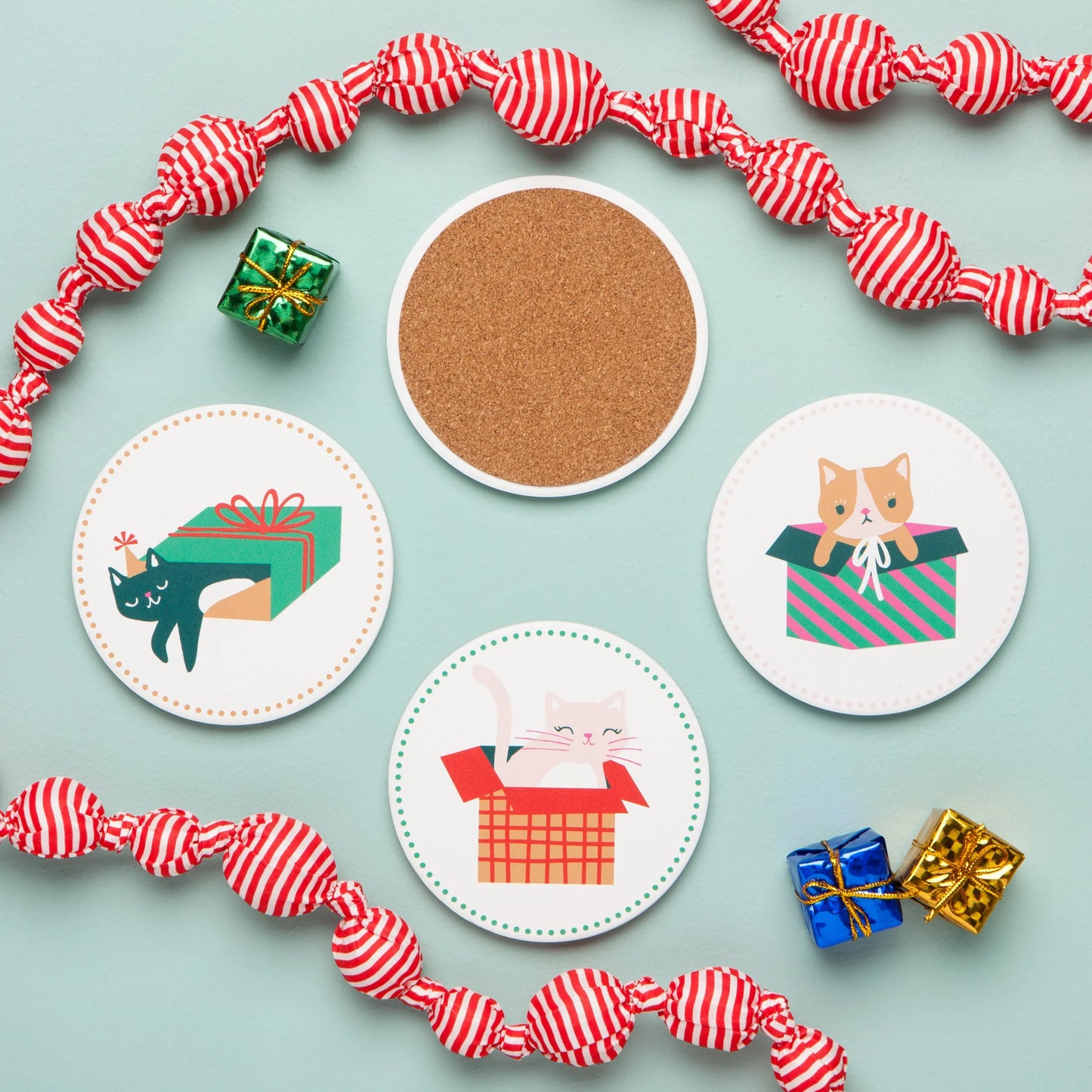 Coaster Set - Let It Meow - Set of 4