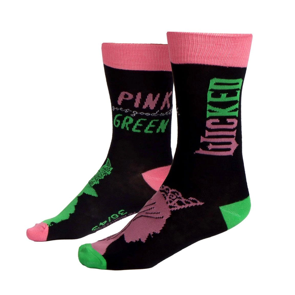Socks - Wicked - Pink Goes Good With Green
