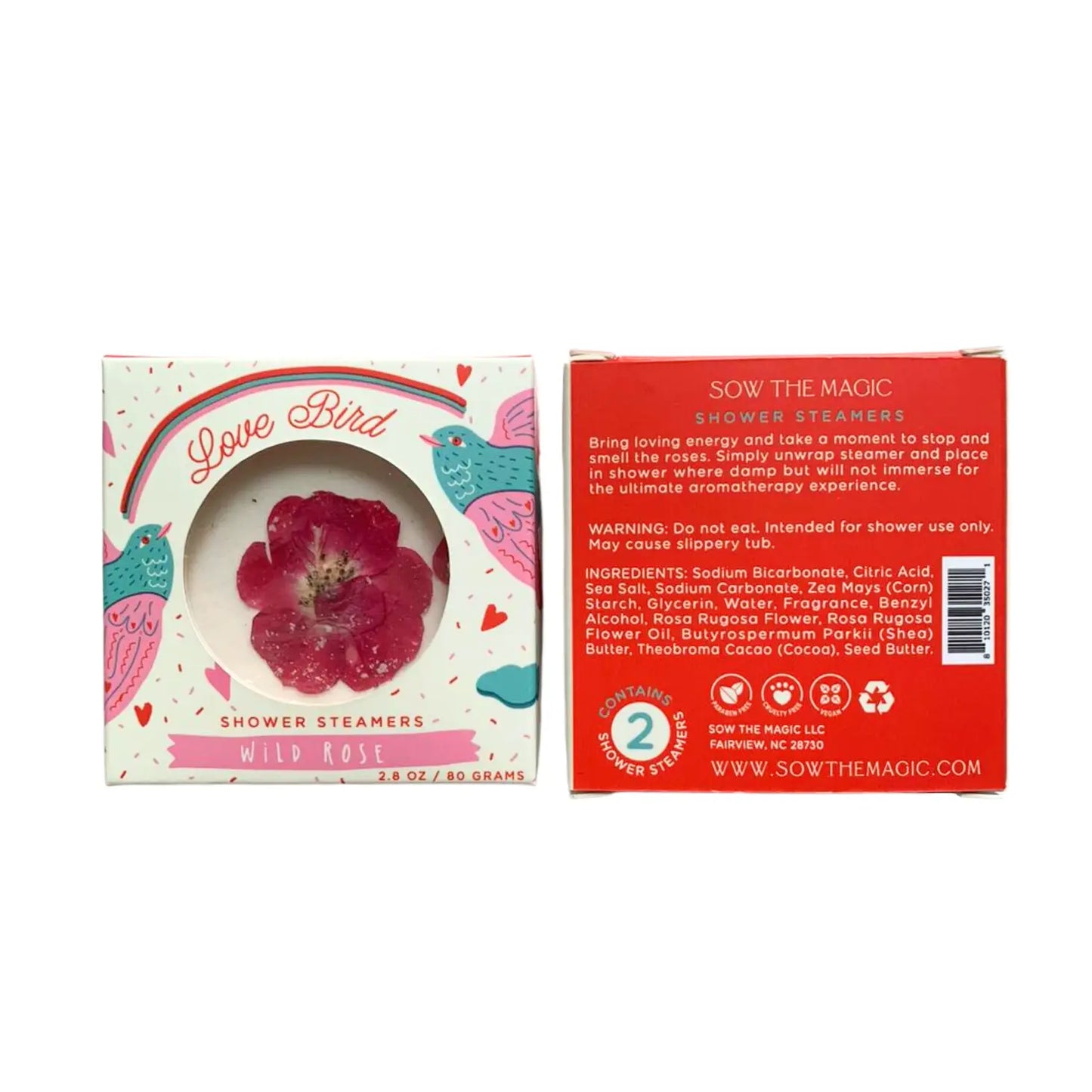 Shower Steamers - Wild Rose - Set of 2