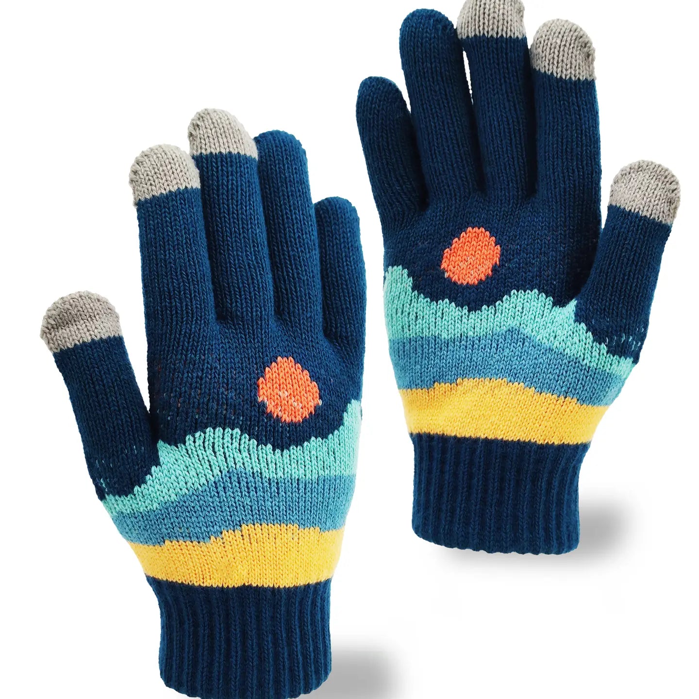 Gloves - Sunset Crest - Navy