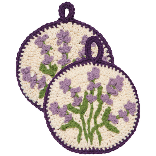 Sponge Set - Crochet Lavender - Set of 2