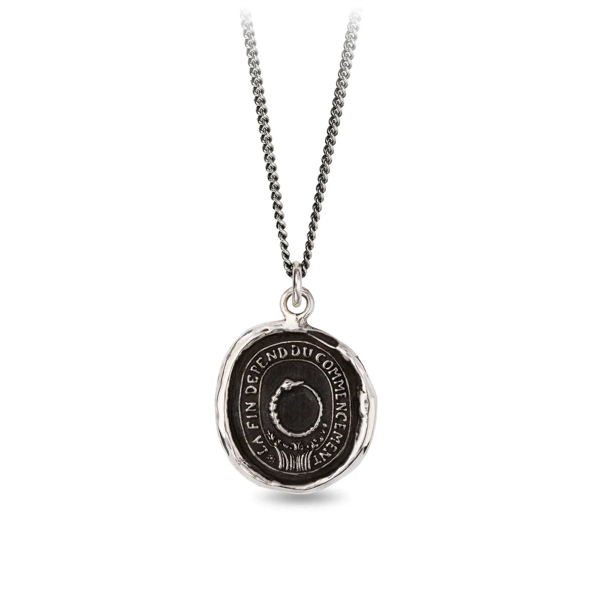 Pyrrha Talisman Necklace - Knowledge - Silver