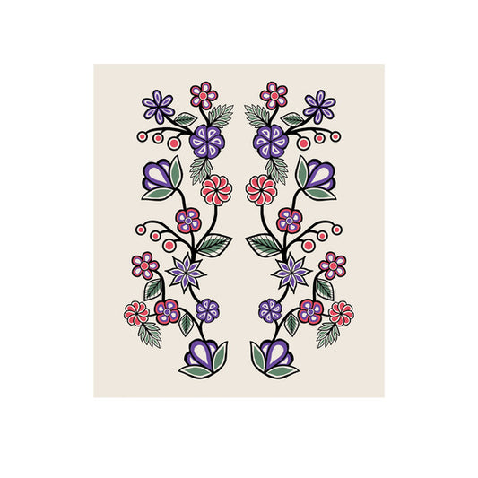 Eco Dishcloth - Ojibwe Florals