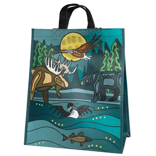 Reusable Gift Bag - All My Relatives ((Indinawemaaganidag) - 13 x 15