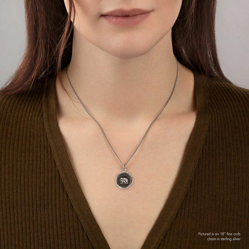 Pyrrha Talisman Necklace - My Life - Silver