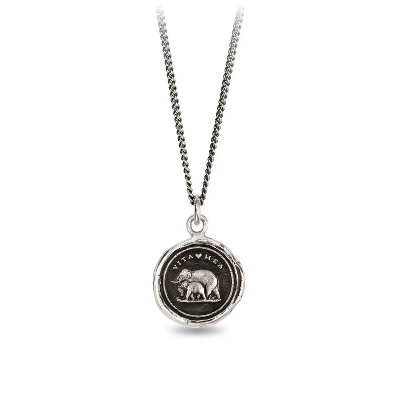 Pyrrha Talisman Necklace - My Life - Silver