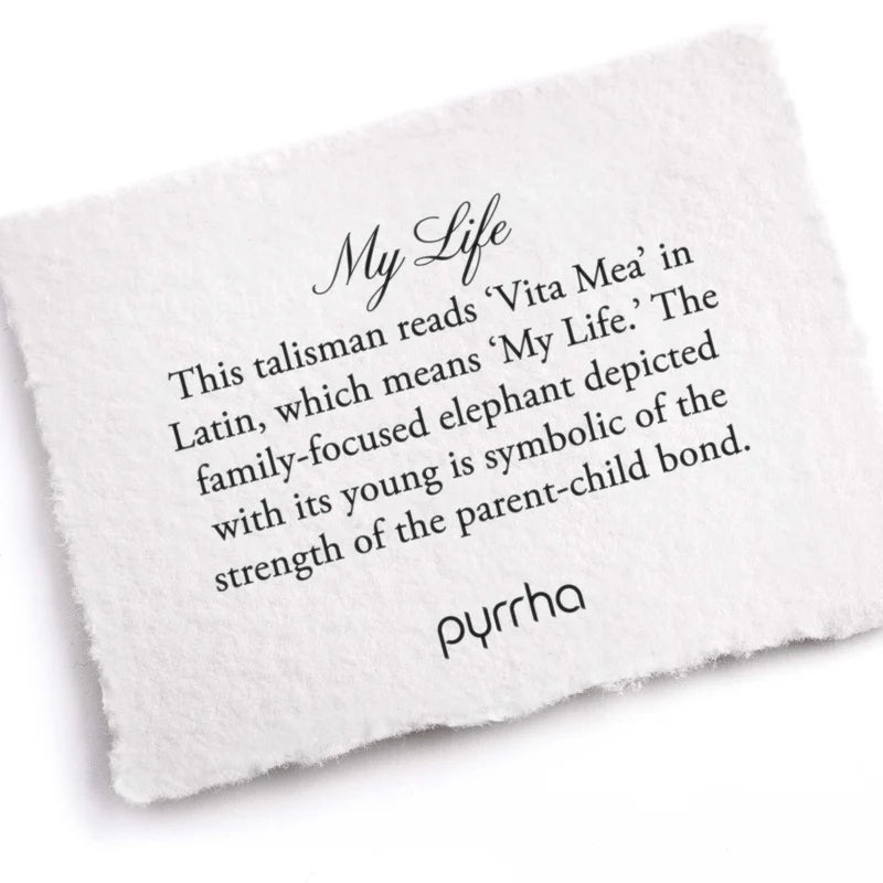 Pyrrha Talisman Necklace - My Life - Silver