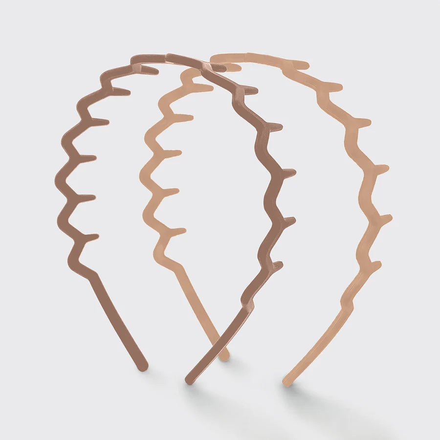 Headband Set - Zig Zag - Neutral