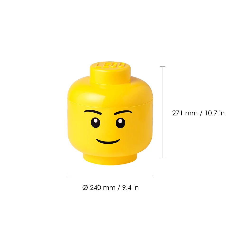 Storage Box - LEGO Head - Large