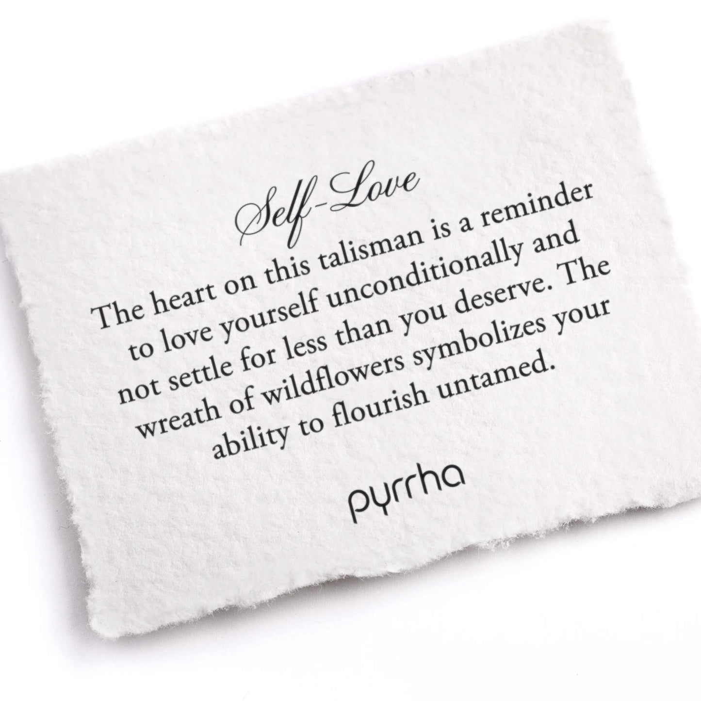 Pyrrha Talisman Necklace - Self Love - Silver