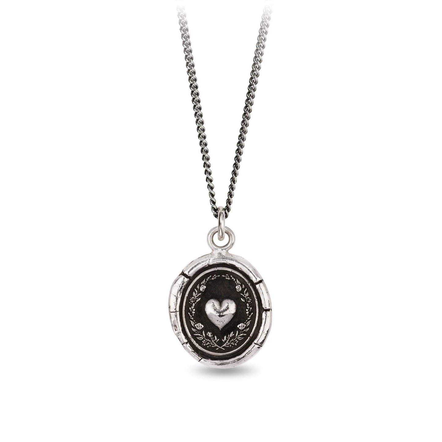 Pyrrha Talisman Necklace - Self Love - Silver