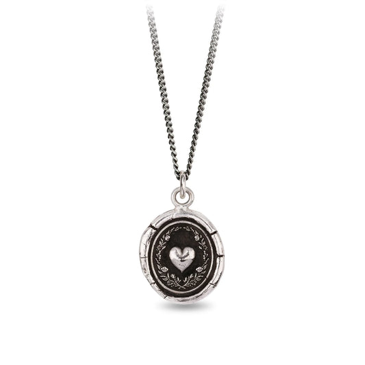 Pyrrha Talisman Necklace - Self Love - Silver