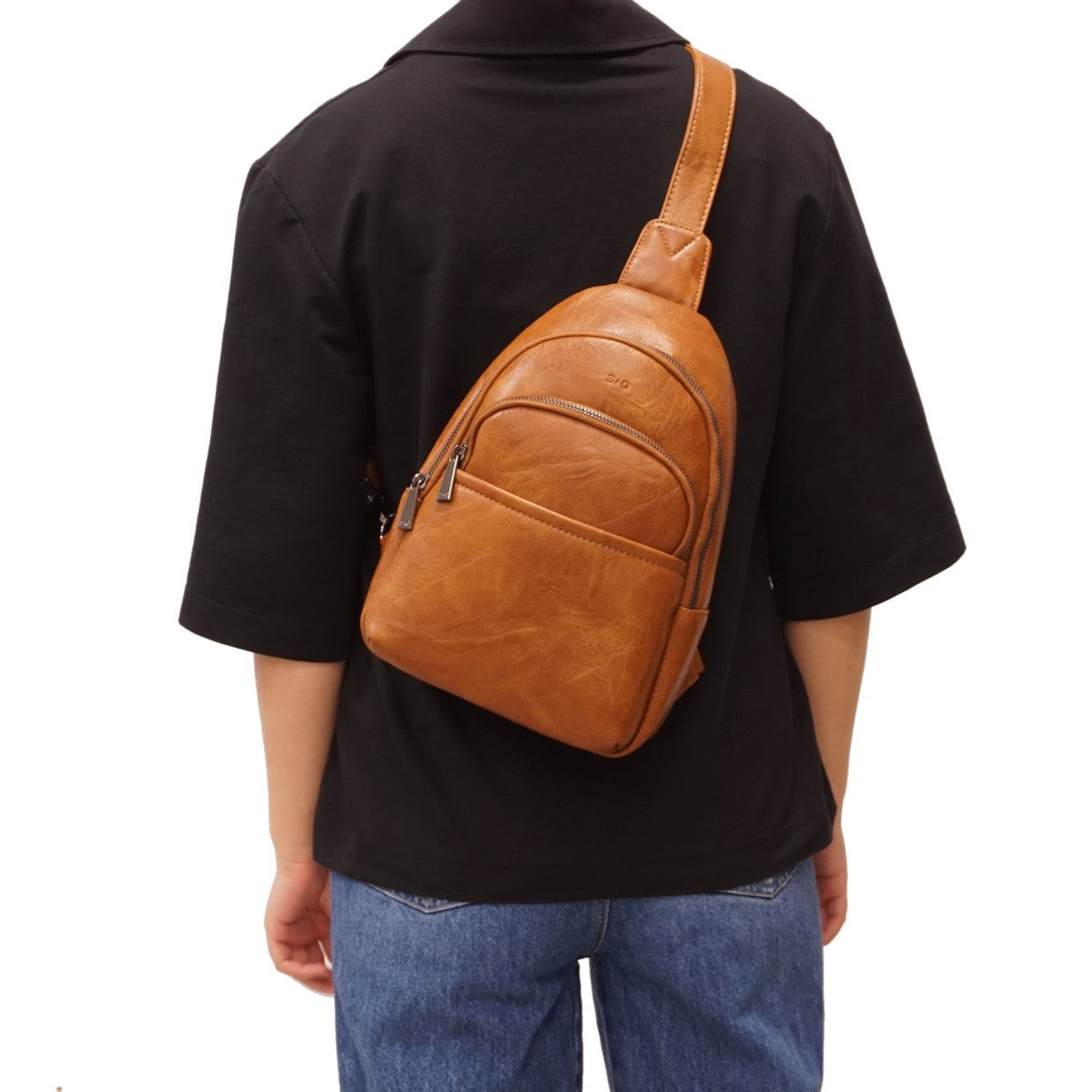 S-Q - Alice Sling Bag - Camel