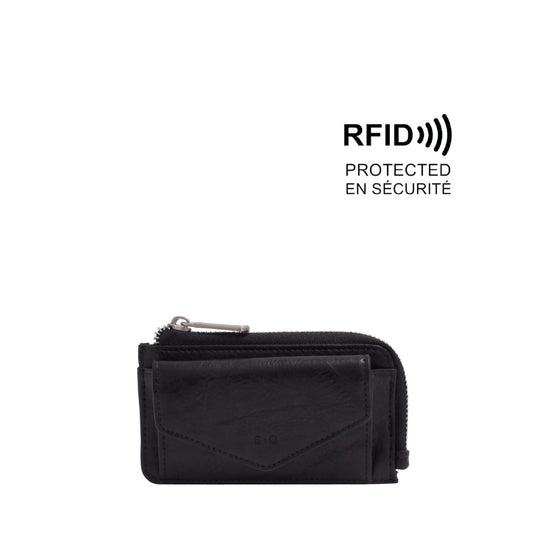 S-Q - Evelyn Wallet - Black