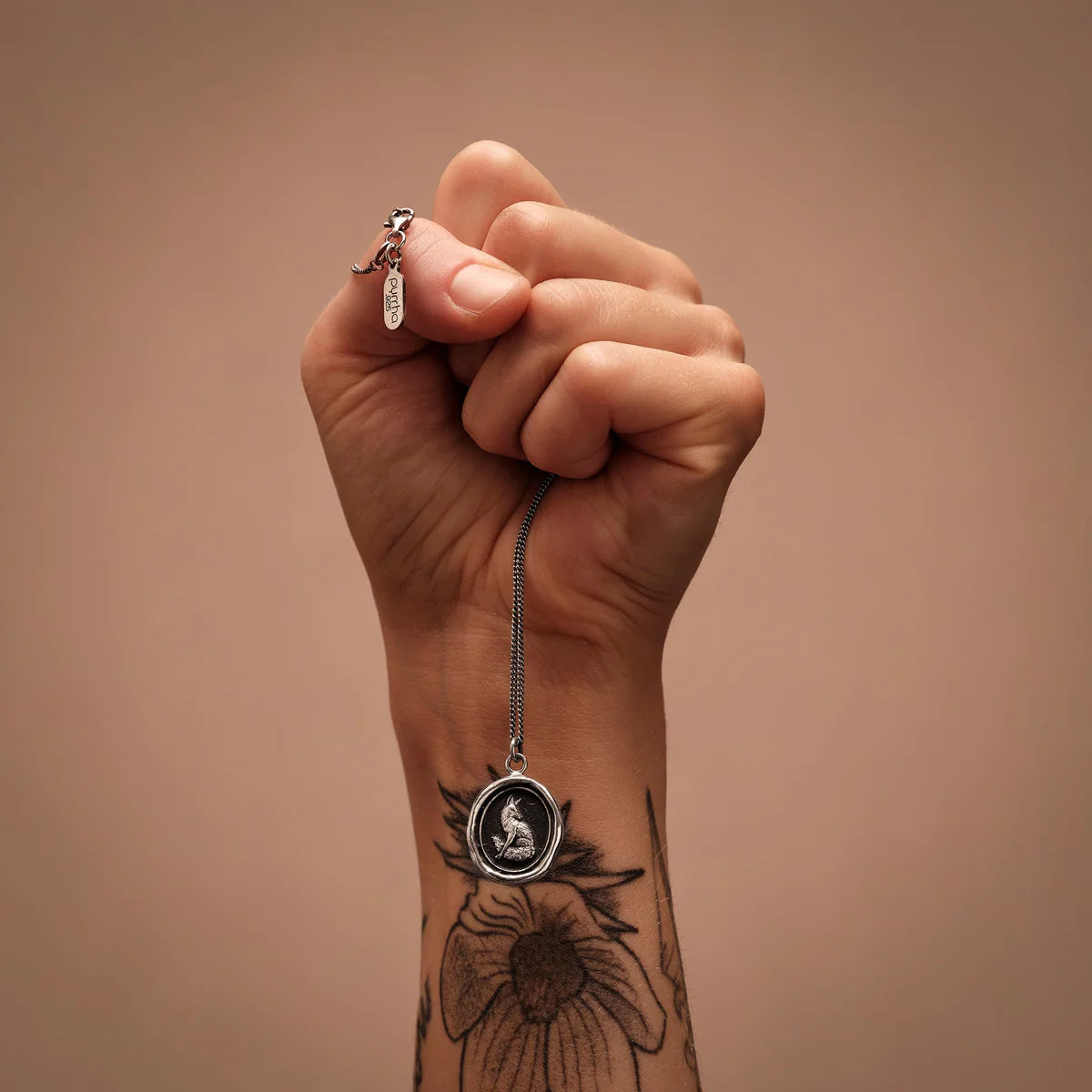 Pyrrha Talisman Necklace - Trust In Yourself - Bronze
