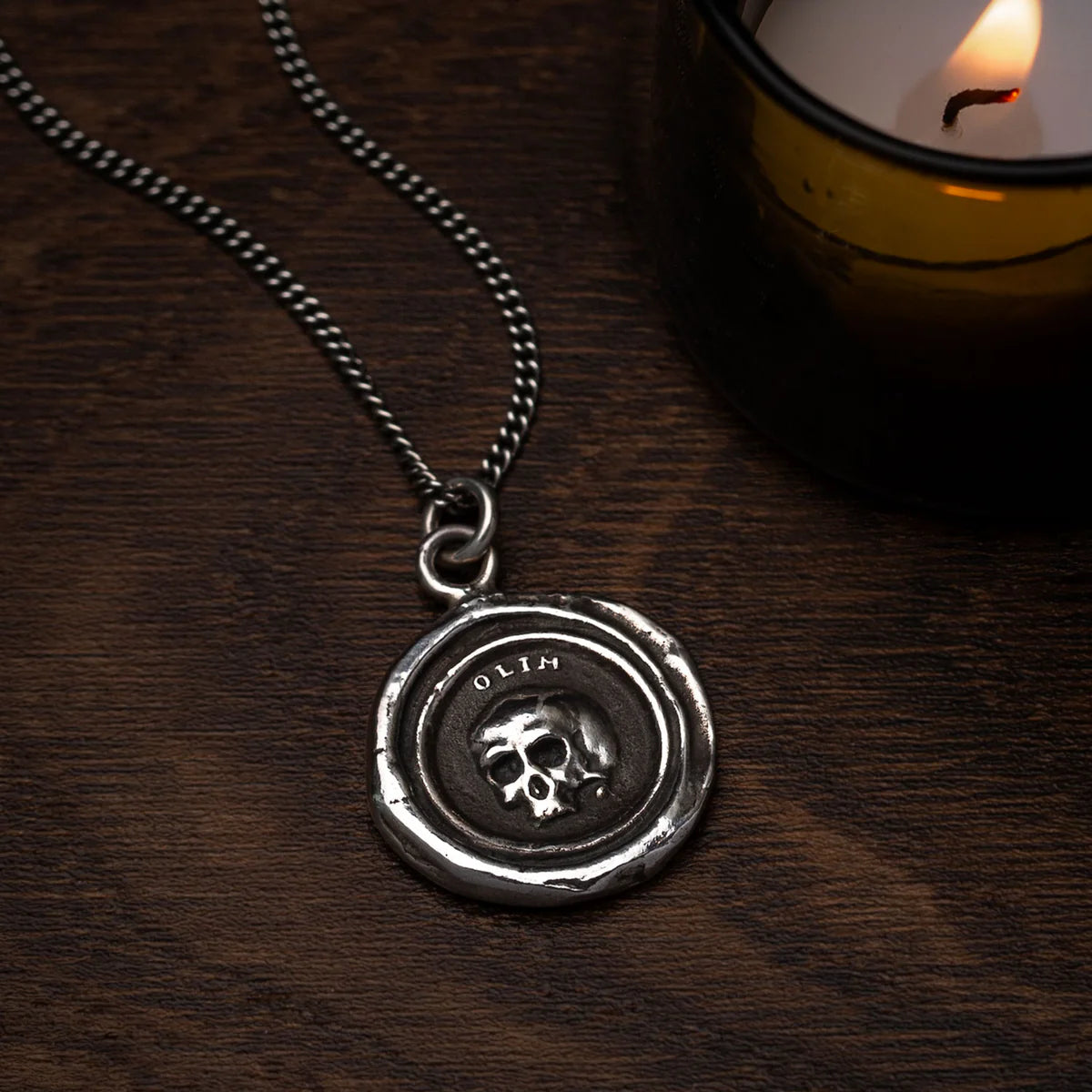 Pyrrha Talisman Necklace - What Once Was - Silver