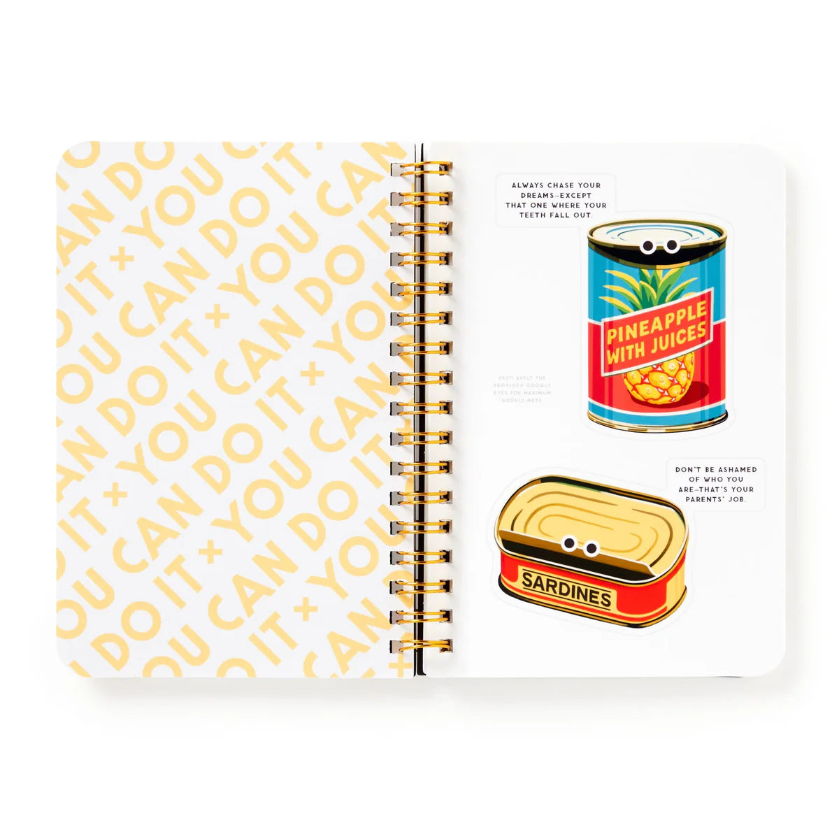 Sticker Book - Googly - You Can Do It
