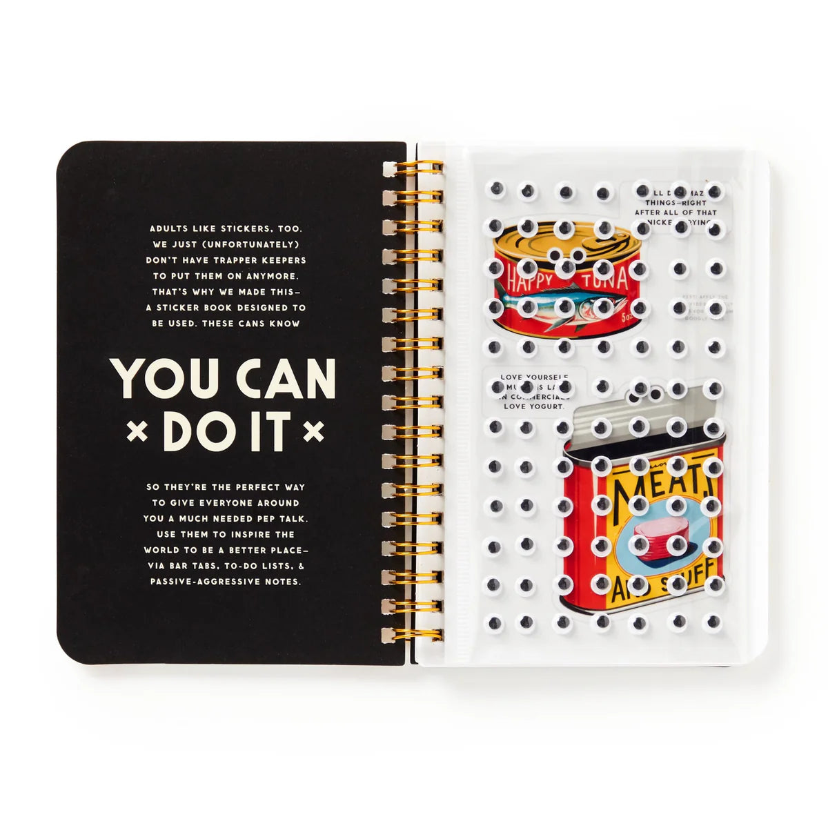 Sticker Book - Googly - You Can Do It