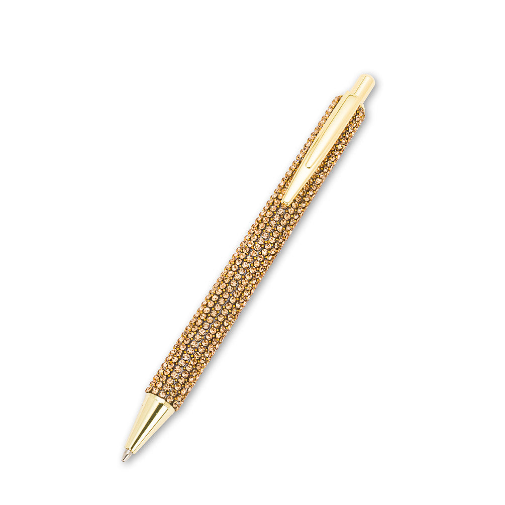 Rhinestone Pen - Gold
