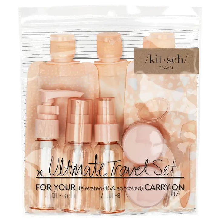 Refillable Travel Set Blush - 11 Piece