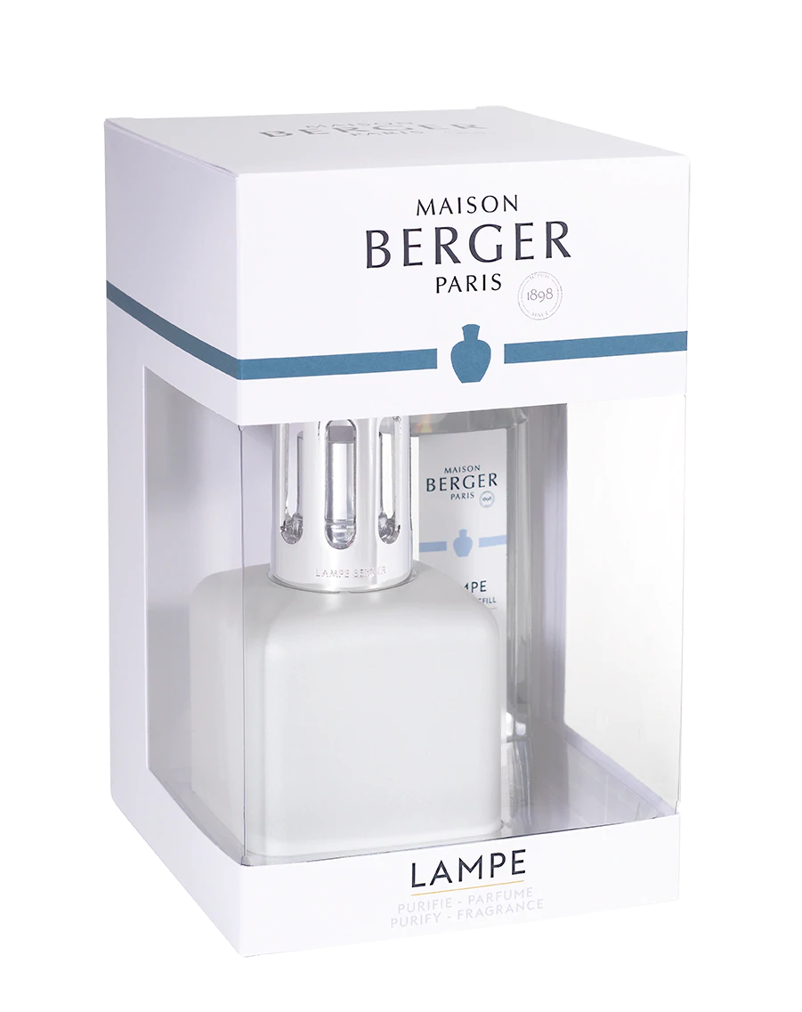 Lamp Gift Set - White Ice Cube Lamp + White Musk Fragrance