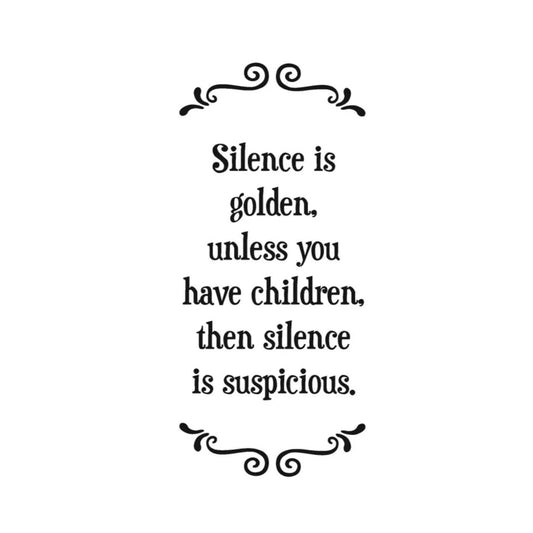 Tea Towel - Suspicious Silence