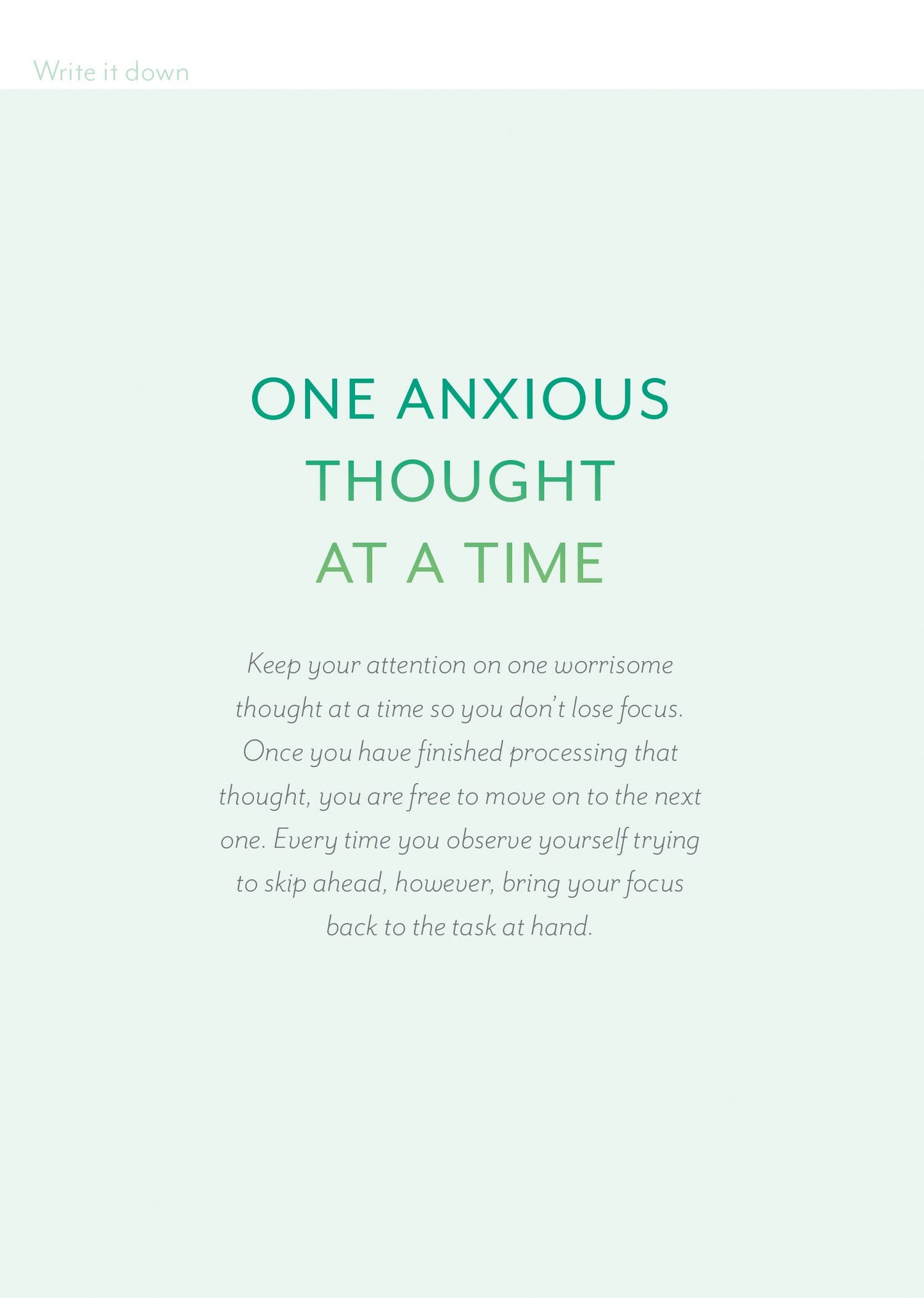 Journal - Write it Down, Let it Go