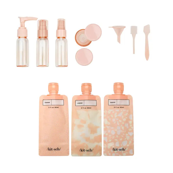 Refillable Travel Set Blush - 11 Piece