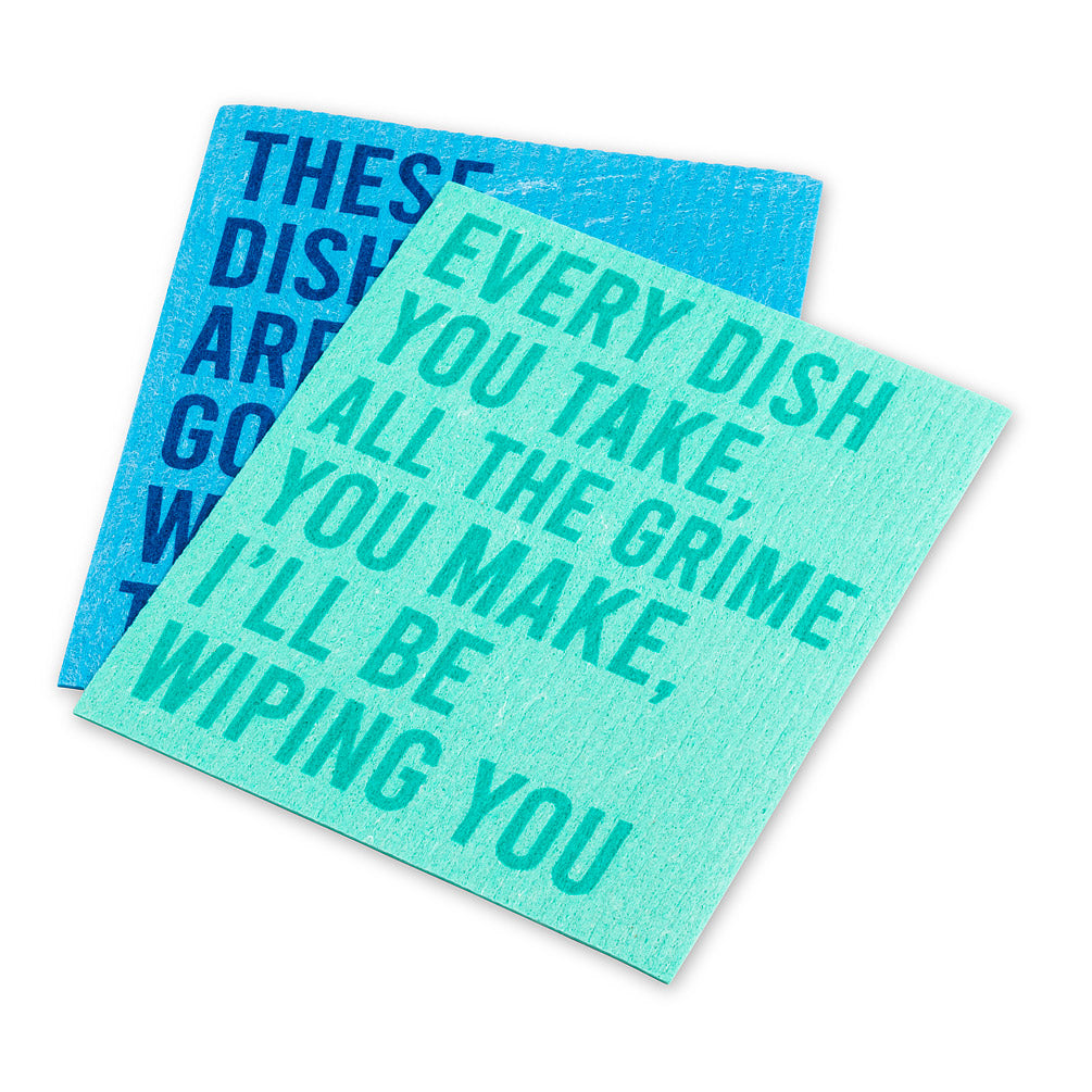 Swedish Dishcloth Set - Every Dish You Take - Set of 2