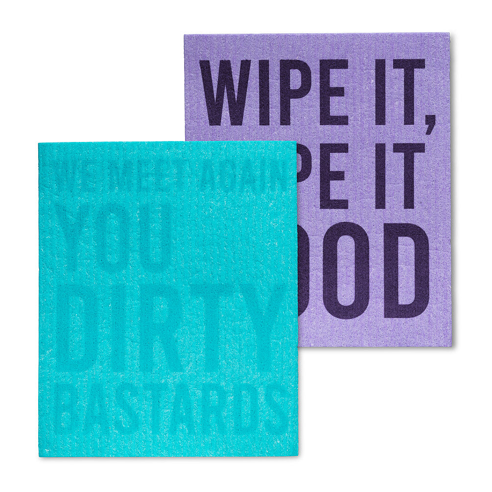 Swedish Dishcloth Set - Dirty Bastards - Set of 2