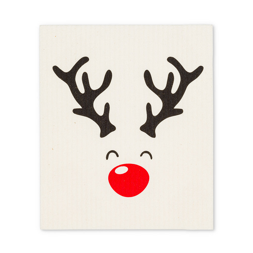Swedish Dishcloth Set - Reindeer Names - Set of 2