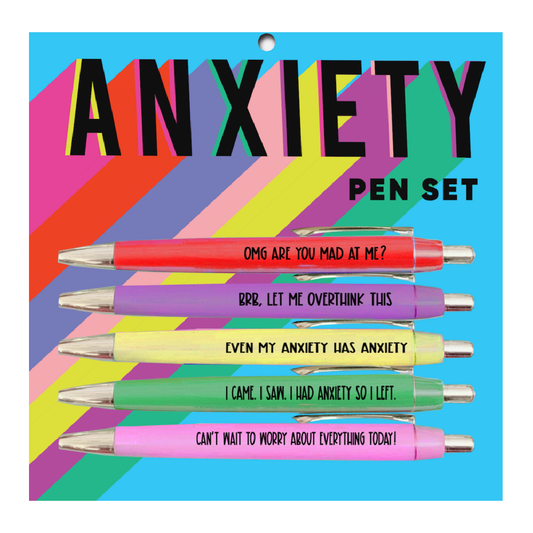 Pen Set - Anxiety - Set of 5