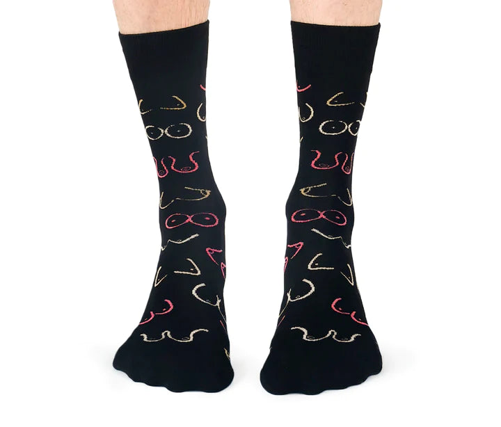 Socks - Men's Crew - Simply The Breast