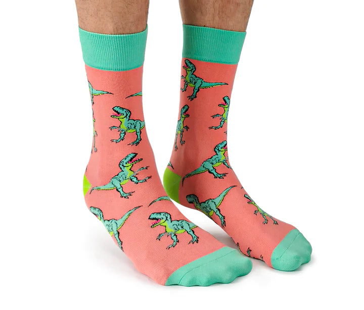 Socks - Men's Crew - Classic Jurassic
