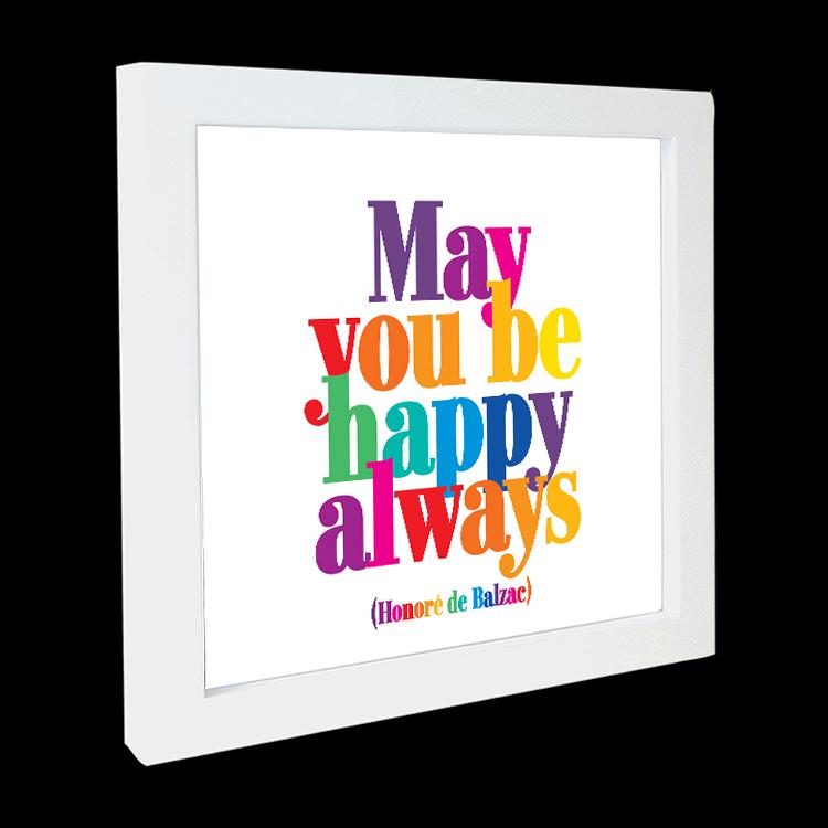 Card - Quotable Cards - May You Be Happy Always