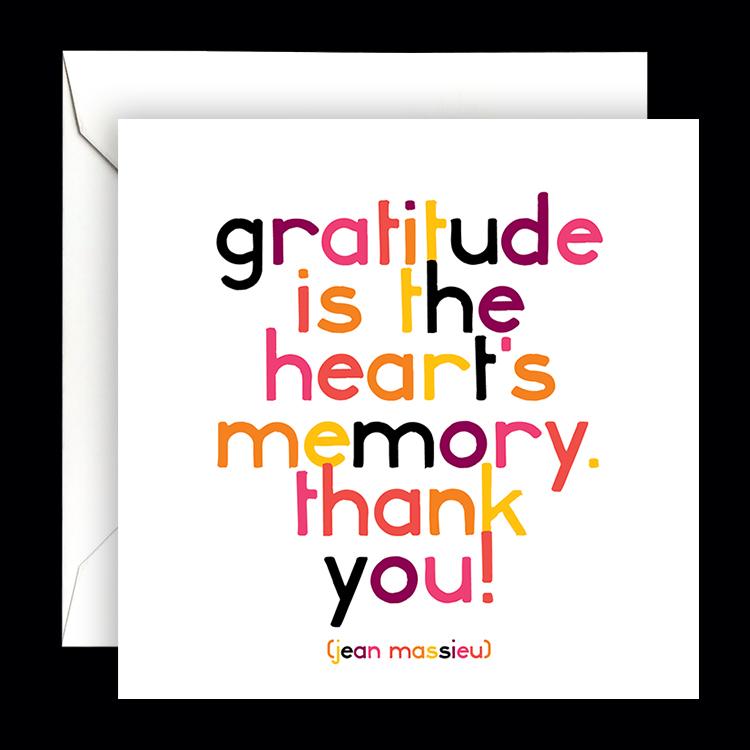 Card - Quotable Cards - Gratitude Is