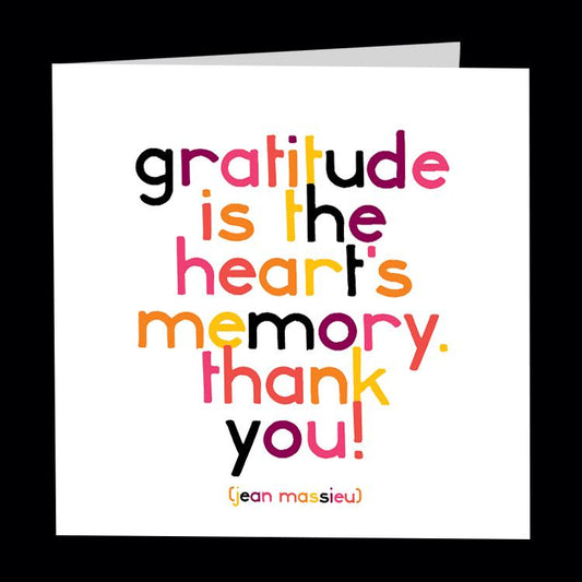 Card - Quotable Cards - Gratitude Is
