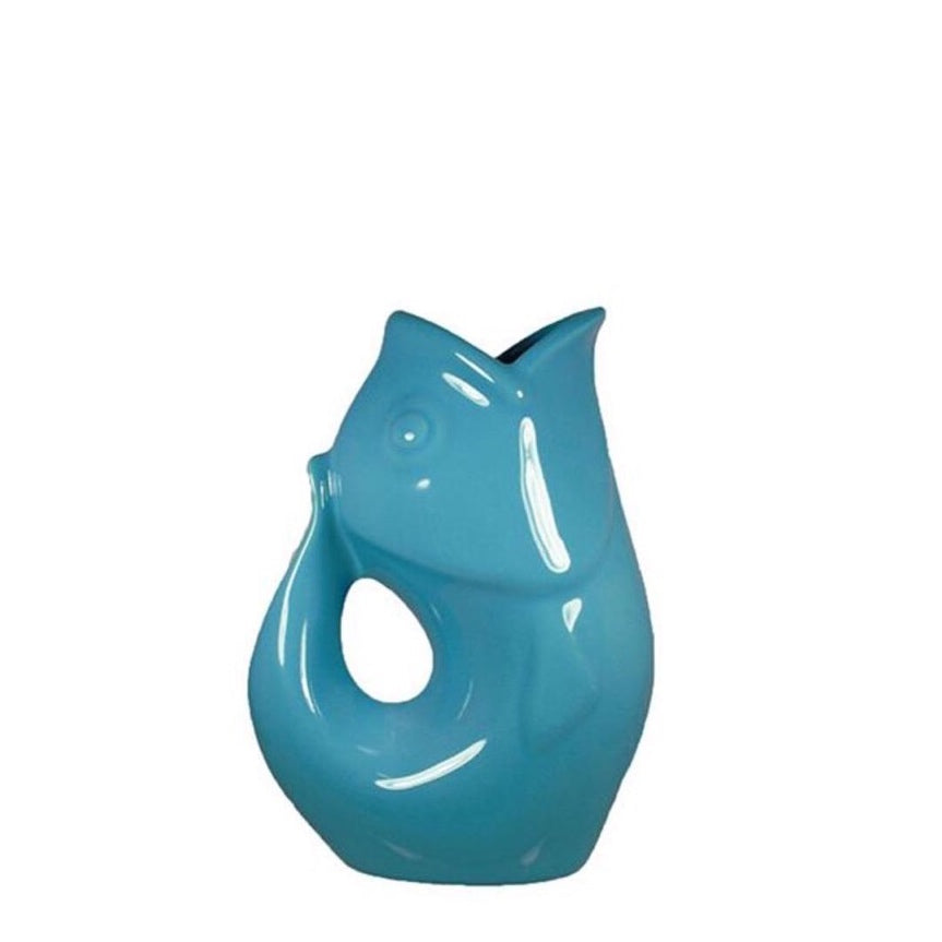 Medium Gurgle Pot - Aqua