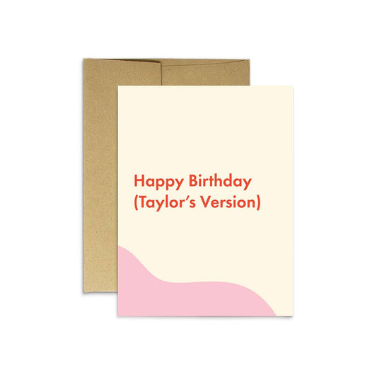 Card - Happy Birthday - Taylor's Version