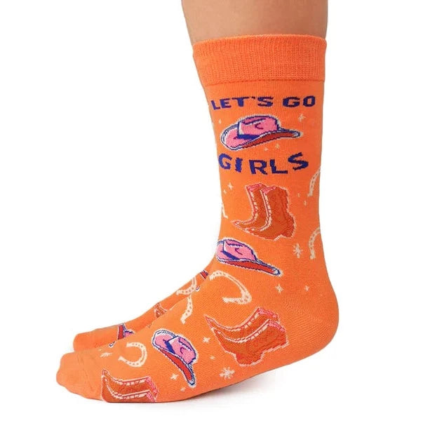 Socks - Small Crew - Let's Go Girls