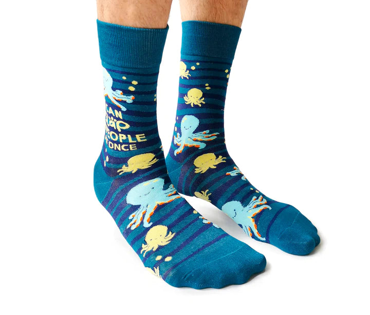 Socks - Men's Crew - Obscene Octopus