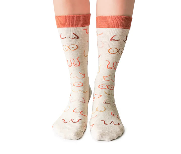 Socks - Small Crew - Simply The Breast