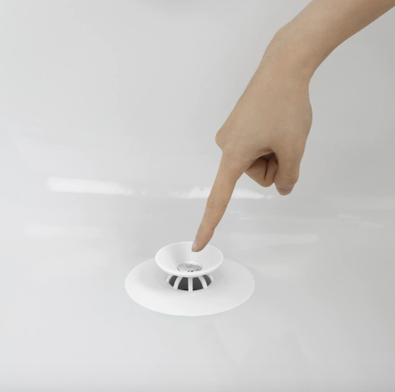 Flex Drain Stop - White