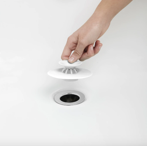 Flex Drain Stop - White